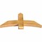 Ekena Millwork Bellingham Rough Sawn Timber Gable Bracket, Western Red Cedar, 48"W x 22"H x 4"D x 6"F, 11/12 Pitch GBW048X22X0406BEL00RWR - alternate 2